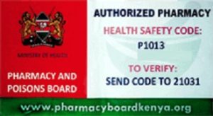 Authorized Pharmacy in Kenya