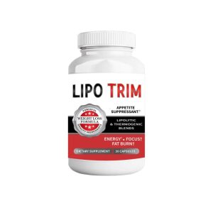 Lipo Trim - 30 Capsules 1. Supports your body natural fat metabolism 2. Encourages healthy energy and active living 3. Helps maintain focus and daily endurance 4. Crafted with clean, premium ingredients 5. Formulated for both men and women