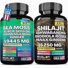 Men’s Extra Strength Sea Moss + Shilajit