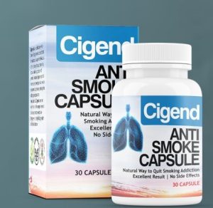 Cigend antismoke capsule is a natural supplement to help smokers to clean their lungs, heart and kidney properly.